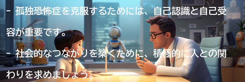 孤独恐怖症の克服方法とは？の要点まとめ