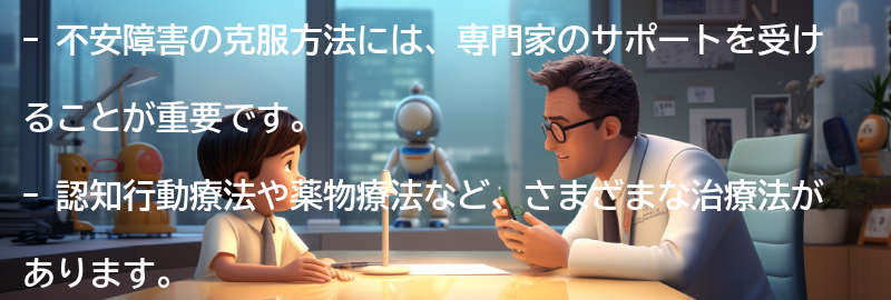 不安障害の克服方法の要点まとめ