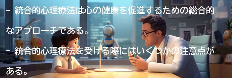 統合的心理療法を受ける際の注意点と選び方の要点まとめ