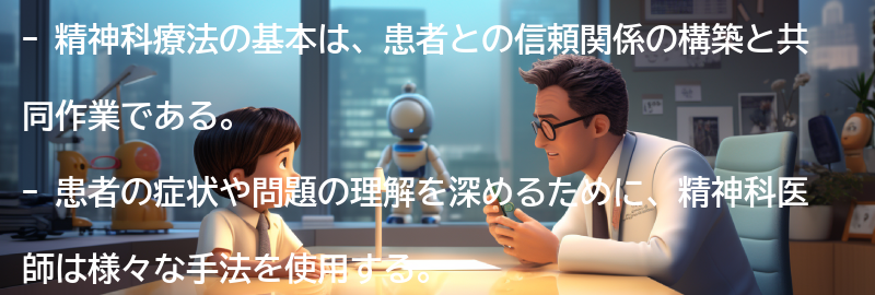 精神科療法の基本とはの要点まとめ