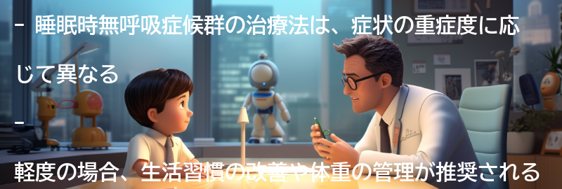 睡眠時無呼吸症候群の治療法とは？の要点まとめ