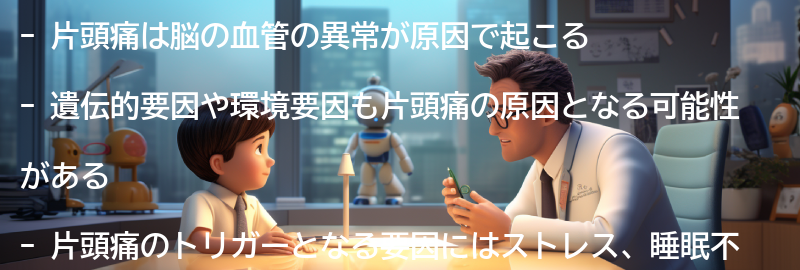 片頭痛の主な原因とは？の要点まとめ