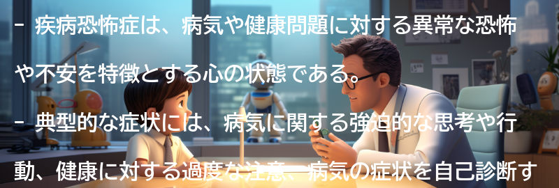 疾病恐怖症の典型的な症状とは？の要点まとめ