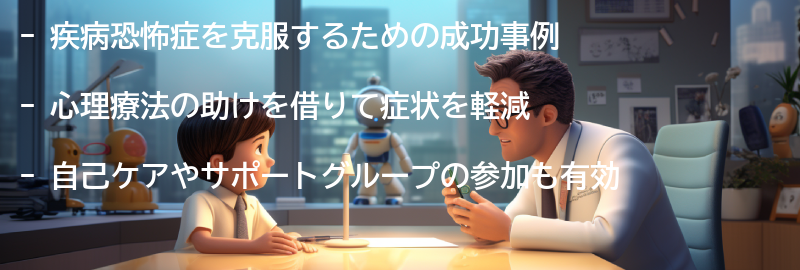 疾病恐怖症を克服するための成功事例の要点まとめ
