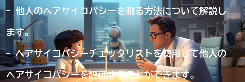 他人のヘアサイコパシーを測る方法の要点まとめ