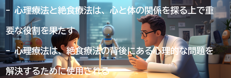 心理療法と絶食療法の関係性についての要点まとめ