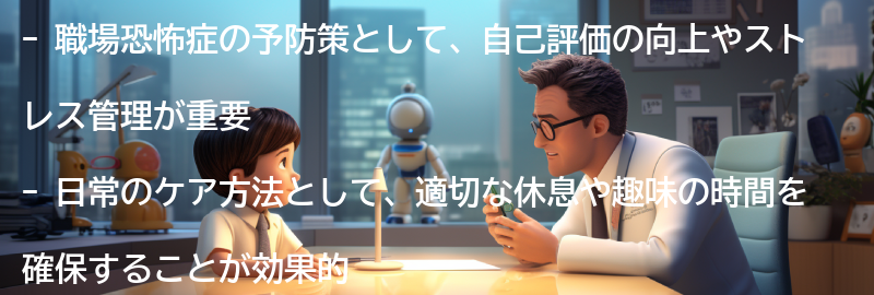 職場恐怖症の予防策と日常のケア方法の要点まとめ