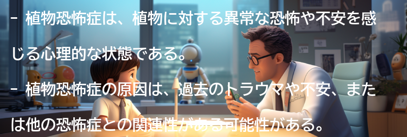 植物恐怖症とは何か?の要点まとめ