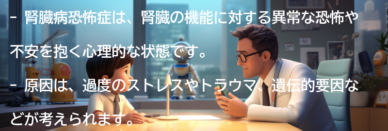 腎臓病恐怖症とは何ですか？の要点まとめ