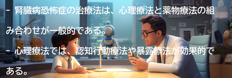 腎臓病恐怖症の治療法とは？の要点まとめ