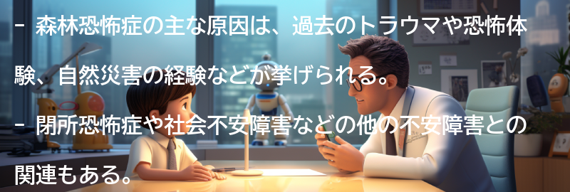森林恐怖症の主な原因とは？の要点まとめ