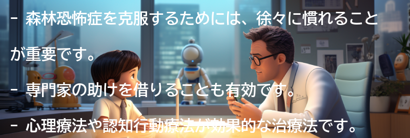 森林恐怖症を克服するための方法とは？の要点まとめ