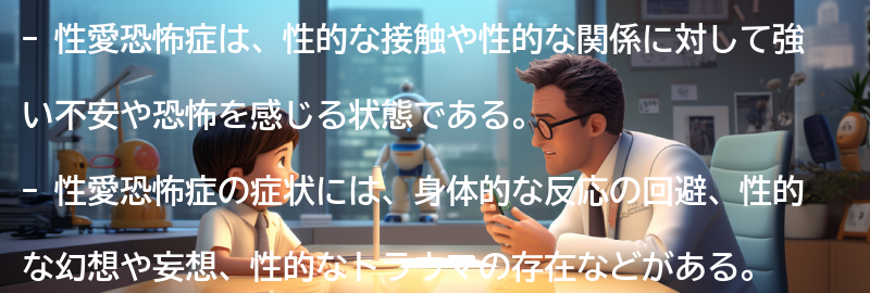 性愛恐怖症とは何か？の要点まとめ