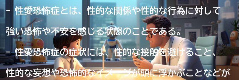 性愛恐怖症との向き合い方と希望の見つけ方の要点まとめ
