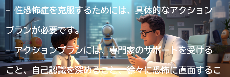 性恐怖症を克服するための具体的なアクションプランの要点まとめ
