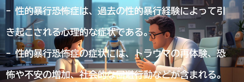 性的暴行恐怖症を理解するための情報源とは？の要点まとめ