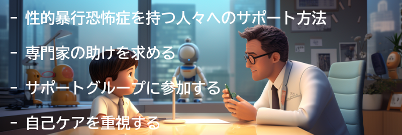 性的暴行恐怖症を持つ人々へのサポート方法の要点まとめ