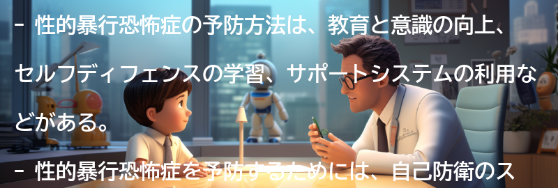 性的暴行恐怖症の予防方法とは？の要点まとめ