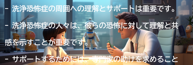 洗浄恐怖症の周囲への理解とサポートの要点まとめ