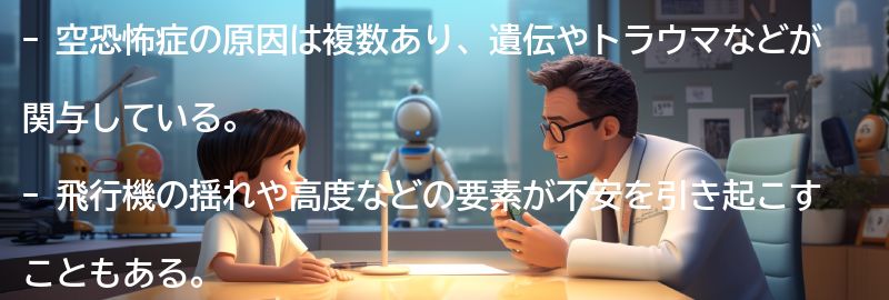 空恐怖症の原因とは？の要点まとめ