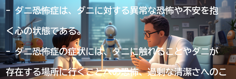 ダニ恐怖症の症状とは？の要点まとめ