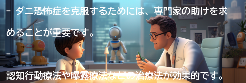 ダニ恐怖症の克服方法とは？の要点まとめ