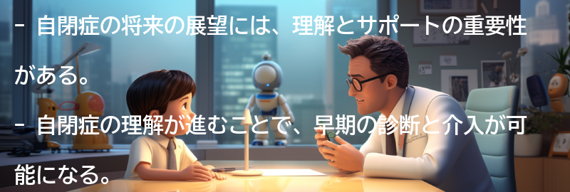 自閉症の将来の展望-の要点まとめ