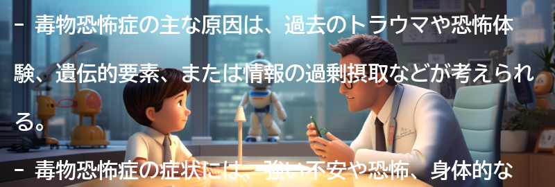 毒物恐怖症の主な原因とは？の要点まとめ