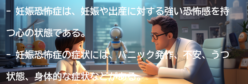 妊娠恐怖症の症状とは?の要点まとめ