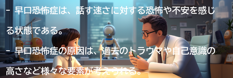 早口恐怖症とは何か?の要点まとめ