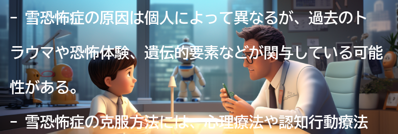 雪恐怖症の原因とは?の要点まとめ