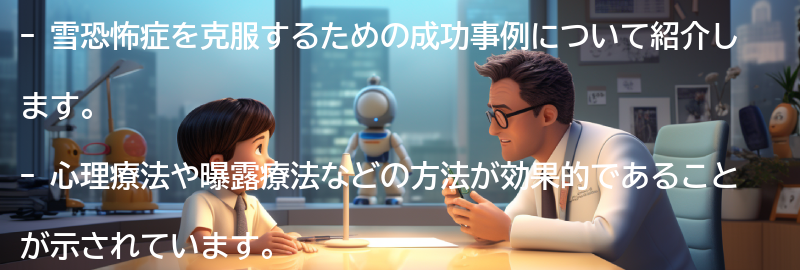 雪恐怖症を克服するための成功事例の要点まとめ